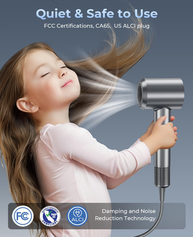 2024 New Negative Ion Hair Dryers for Women | Intelligent Constant Temperature Calibration™️